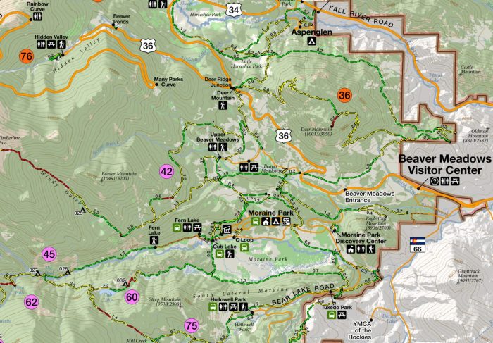 Map Hiking Trails