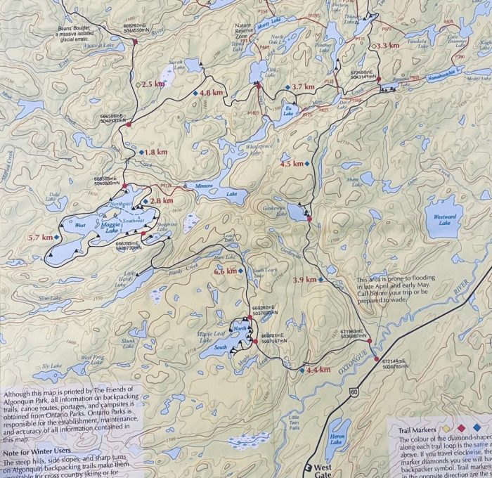 Backpacking Trail Maps