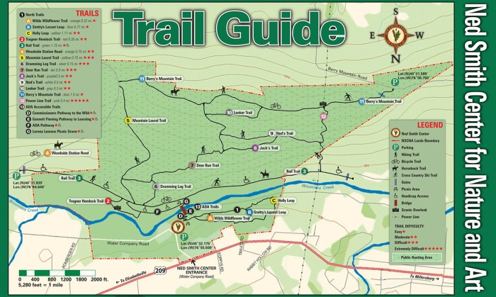 Map Hiking Trails