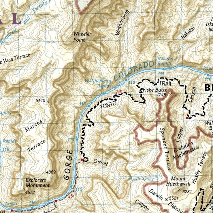 Backpacking Trail Maps